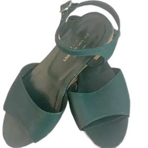 comme des garcons Leather/Wooden Sandals